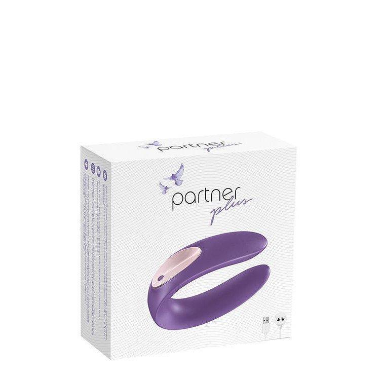 Partner - Plus Couple Toys (Purple) Couple's Massager (Vibration) Rechargeable - CherryAffairs Singapore