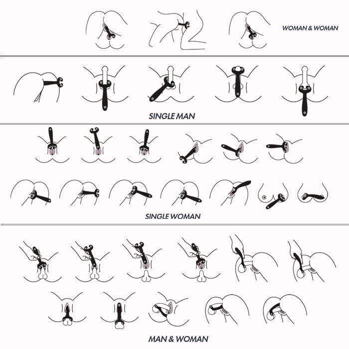 Satisfyer - Partner Multifun 3 Couples Massager (White) Couple's Massager (Vibration) Rechargeable 697309010047 CherryAffairs