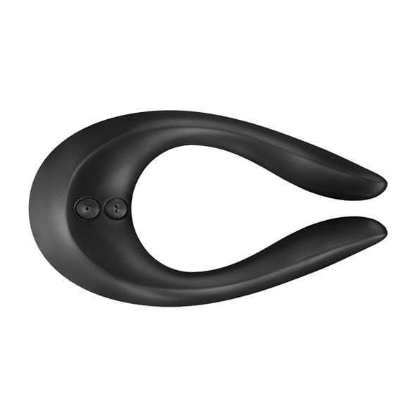 Satisfyer - Partner Multifun 2 Couples Vibrator (Black) Couple&#39;s Massager (Vibration) Rechargeable 697309046008 CherryAffairs