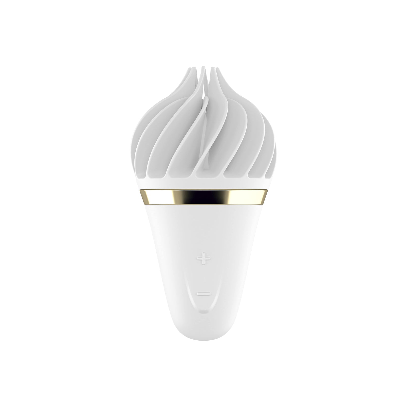 Satisfyer - Sweet Treat Spinnators Discreet Clit Massager (White/Gold) Clit Massager (Vibration) Rechargeable 4061504001128 CherryAffairs