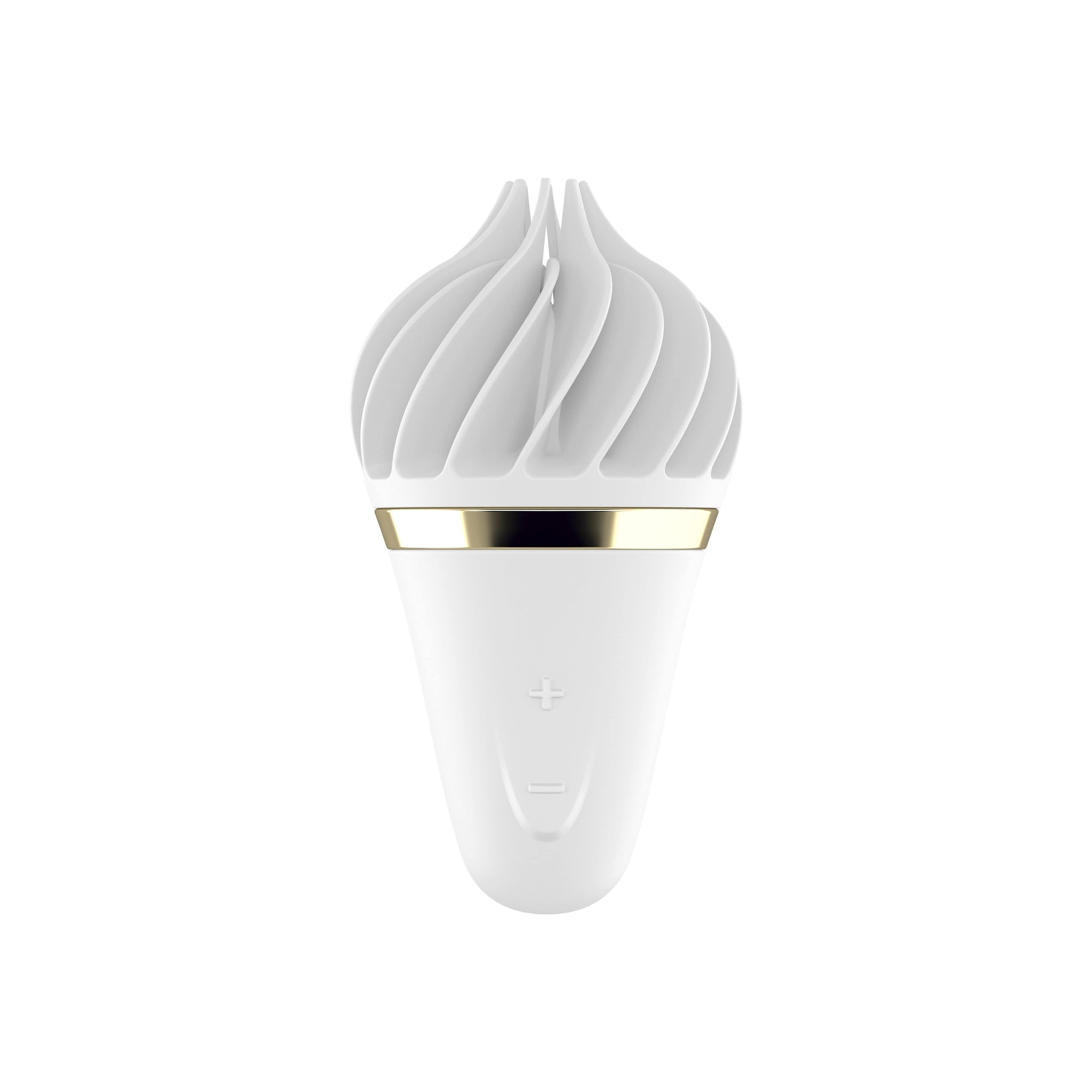 Satisfyer - Sweet Treat Spinnators Discreet Clit Massager (White/Gold) Clit Massager (Vibration) Rechargeable 4061504001128 CherryAffairs