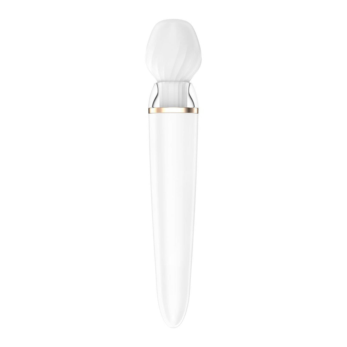 Satisfyer - Double Wand-er Bluetooth App-Controlled Wand Massager (White) Wand Massagers (Vibration) Rechargeable 4061504001791 CherryAffairs