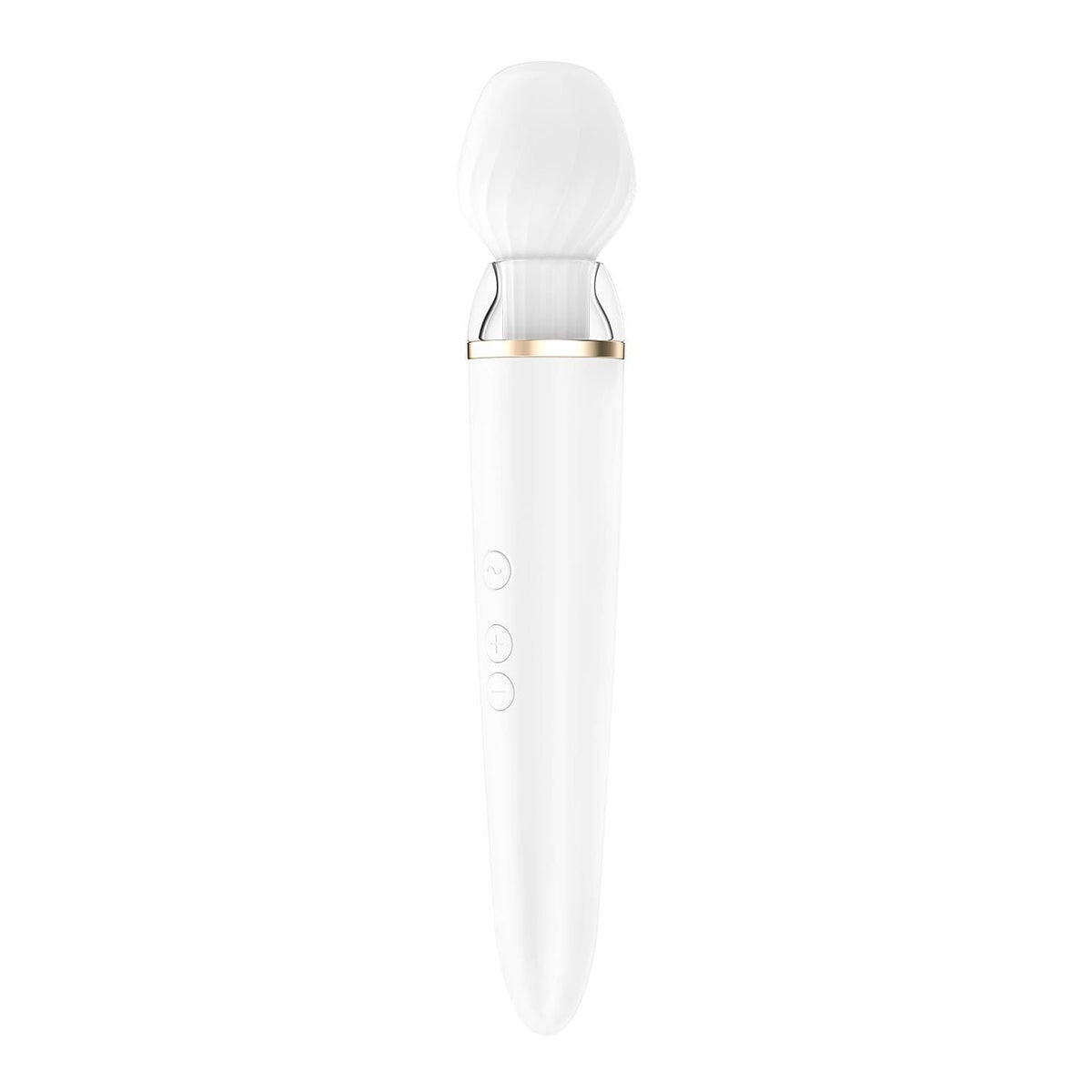 Satisfyer - Double Wand-er Bluetooth App-Controlled Wand Massager (White) Wand Massagers (Vibration) Rechargeable 4061504001791 CherryAffairs