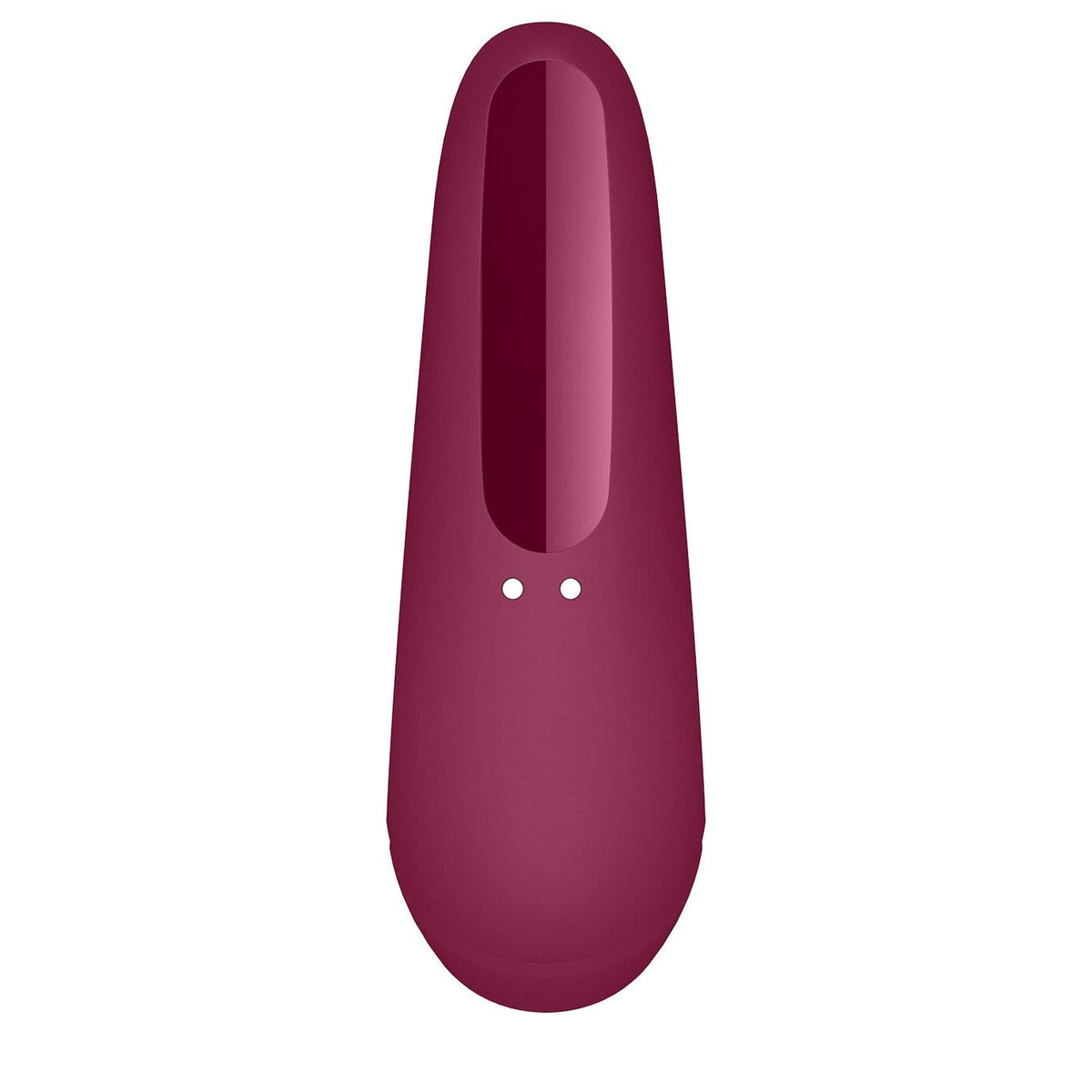 Satisfyer - Curvy 1+ App-Controlled Air Pulse Stimulator Vibrator (Rose Red) Clit Massager (Vibration) Rechargeable 289885089 CherryAffairs