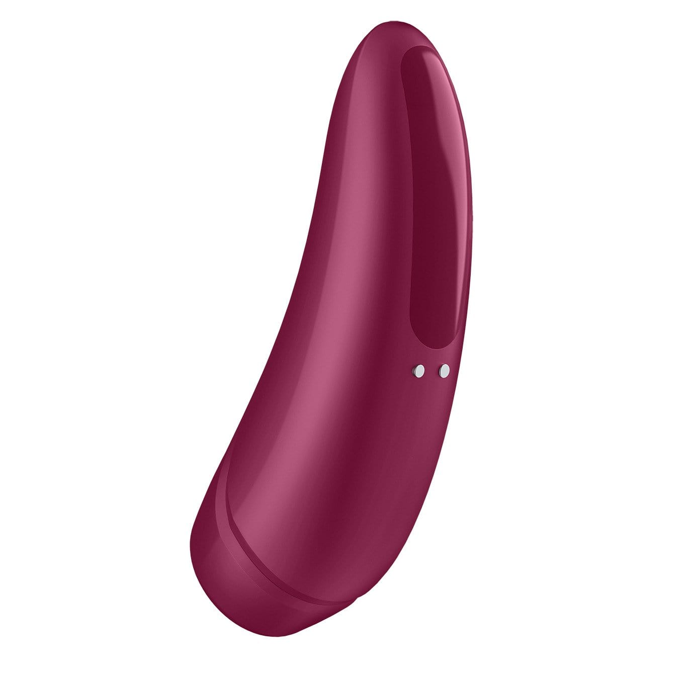Satisfyer - Curvy 1+ App-Controlled Air Pulse Stimulator Vibrator (Rose Red) Clit Massager (Vibration) Rechargeable 289885089 CherryAffairs