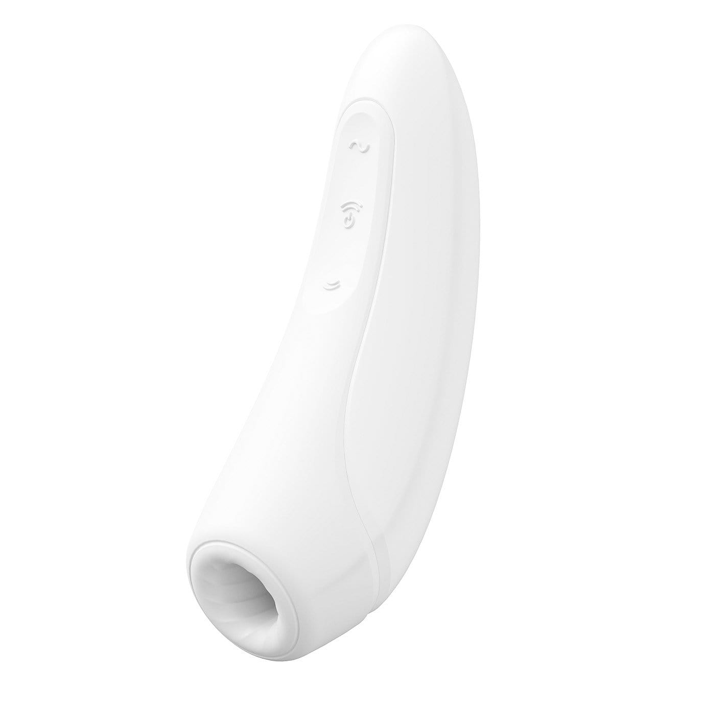 Satisfyer - Curvy 1+ App-Controlled Air Pulse Stimulator Vibrator (White) Clit Massager (Vibration) Rechargeable 289881576 CherryAffairs