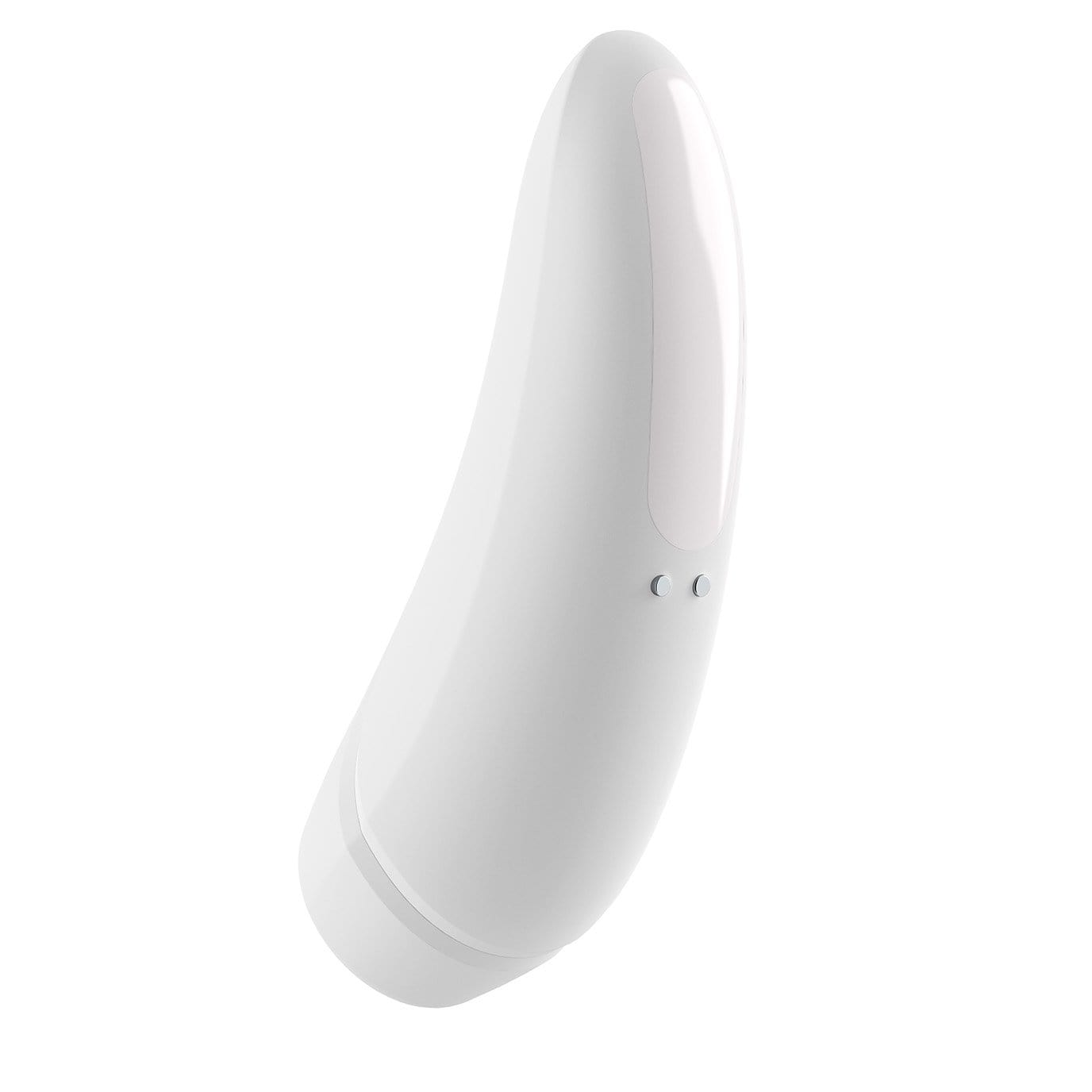 Satisfyer - Curvy 1+ App-Controlled Air Pulse Stimulator Vibrator (White) Clit Massager (Vibration) Rechargeable 289881576 CherryAffairs
