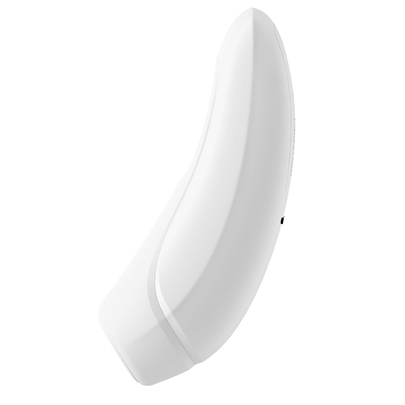 Satisfyer - Curvy 1+ App-Controlled Air Pulse Stimulator Vibrator (White) Clit Massager (Vibration) Rechargeable 289881576 CherryAffairs