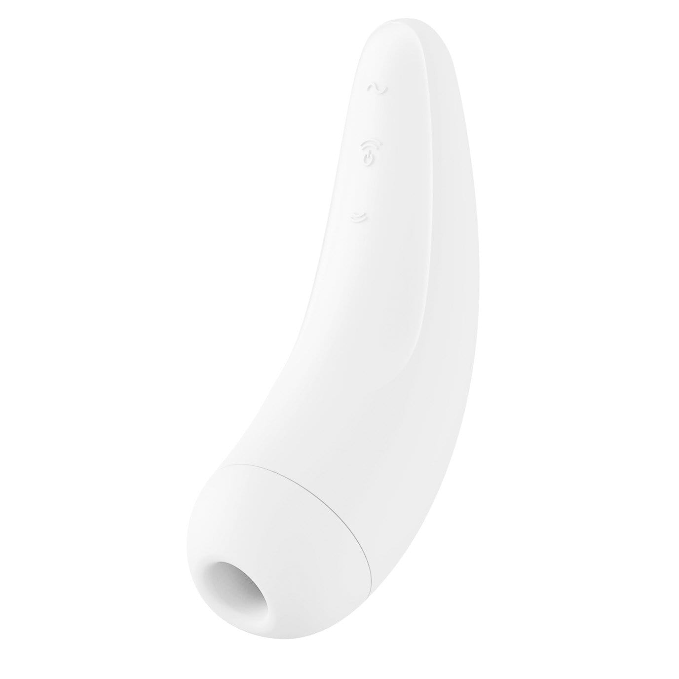 Satisfyer - Curvy 2+ App-Controlled Air Pulse Stimulator Vibrator (White) Clit Massager (Vibration) Rechargeable 289883003 CherryAffairs