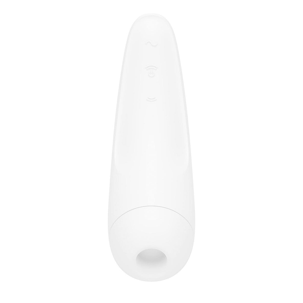 Satisfyer - Curvy 2+ App-Controlled Air Pulse Stimulator Vibrator (White) Clit Massager (Vibration) Rechargeable 289883003 CherryAffairs