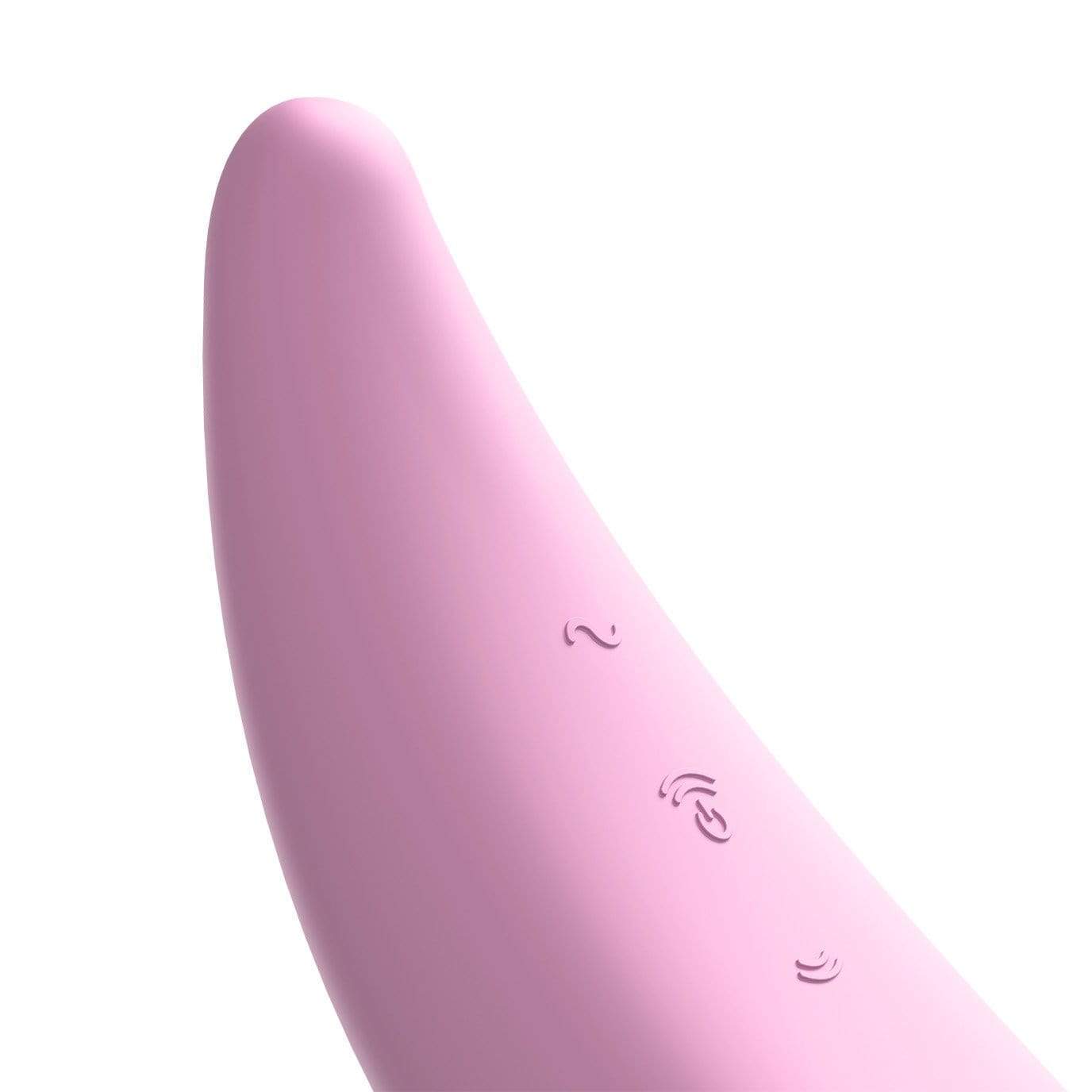 Satisfyer - Curvy 3+ App-Controlled Air Pulse Stimulator Vibrator (Pink) Clit Massager (Vibration) Rechargeable 289876916 CherryAffairs