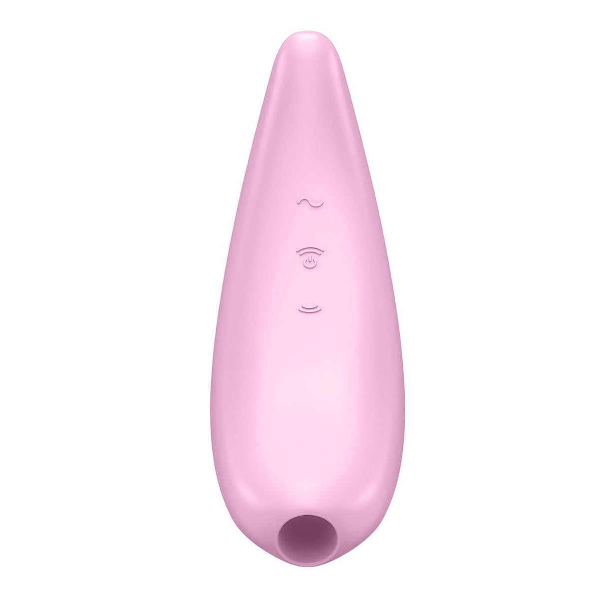 Satisfyer - Curvy 3+ App-Controlled Air Pulse Stimulator Vibrator (Pink) Clit Massager (Vibration) Rechargeable 289876916 CherryAffairs