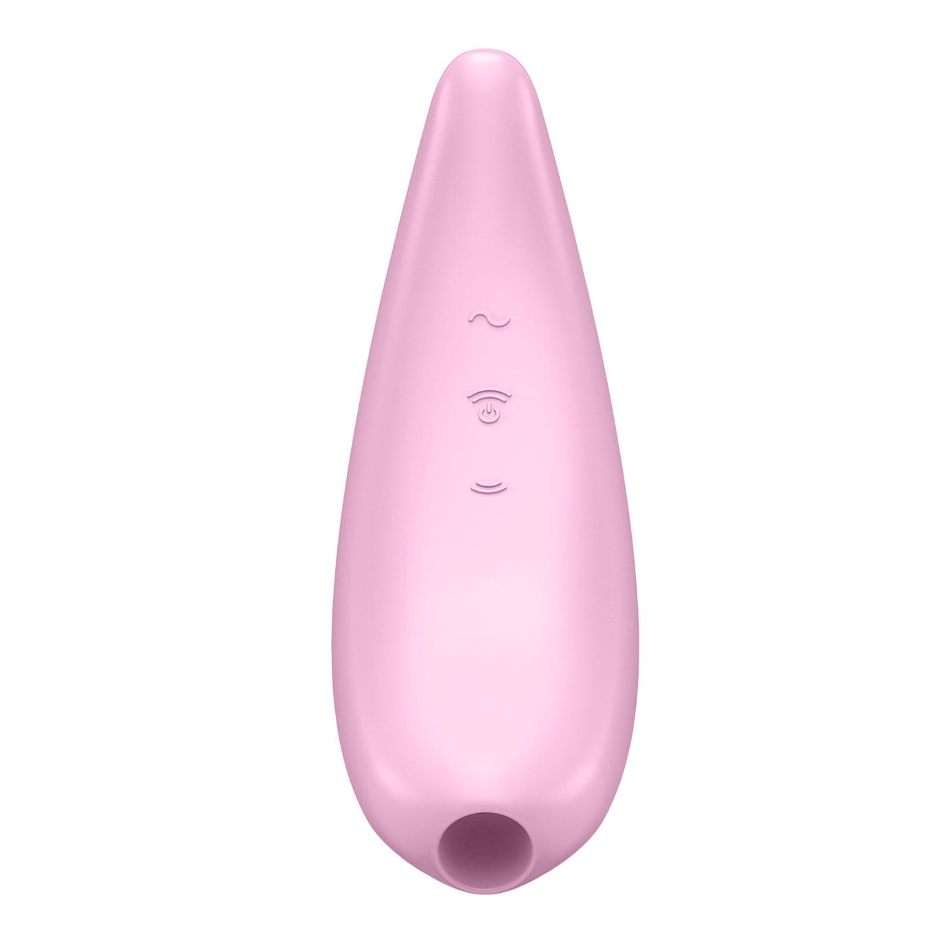 Satisfyer - Curvy 3+ App-Controlled Air Pulse Stimulator Vibrator (Pink) Clit Massager (Vibration) Rechargeable 289876916 CherryAffairs