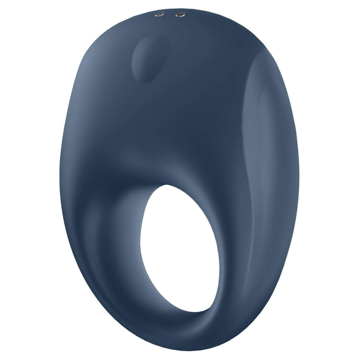 Satisfyer - Strong One App-Controlled Silicone Cock Ring (Blue Black) Silicone Cock Ring (Vibration) Rechargeable 4061504001968 CherryAffairs