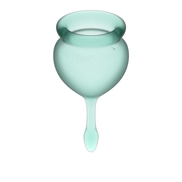 Satisfyer - Feel Good Menstrual Cup Set (Dark Green) Menstrual Cup 4061504002187 CherryAffairs