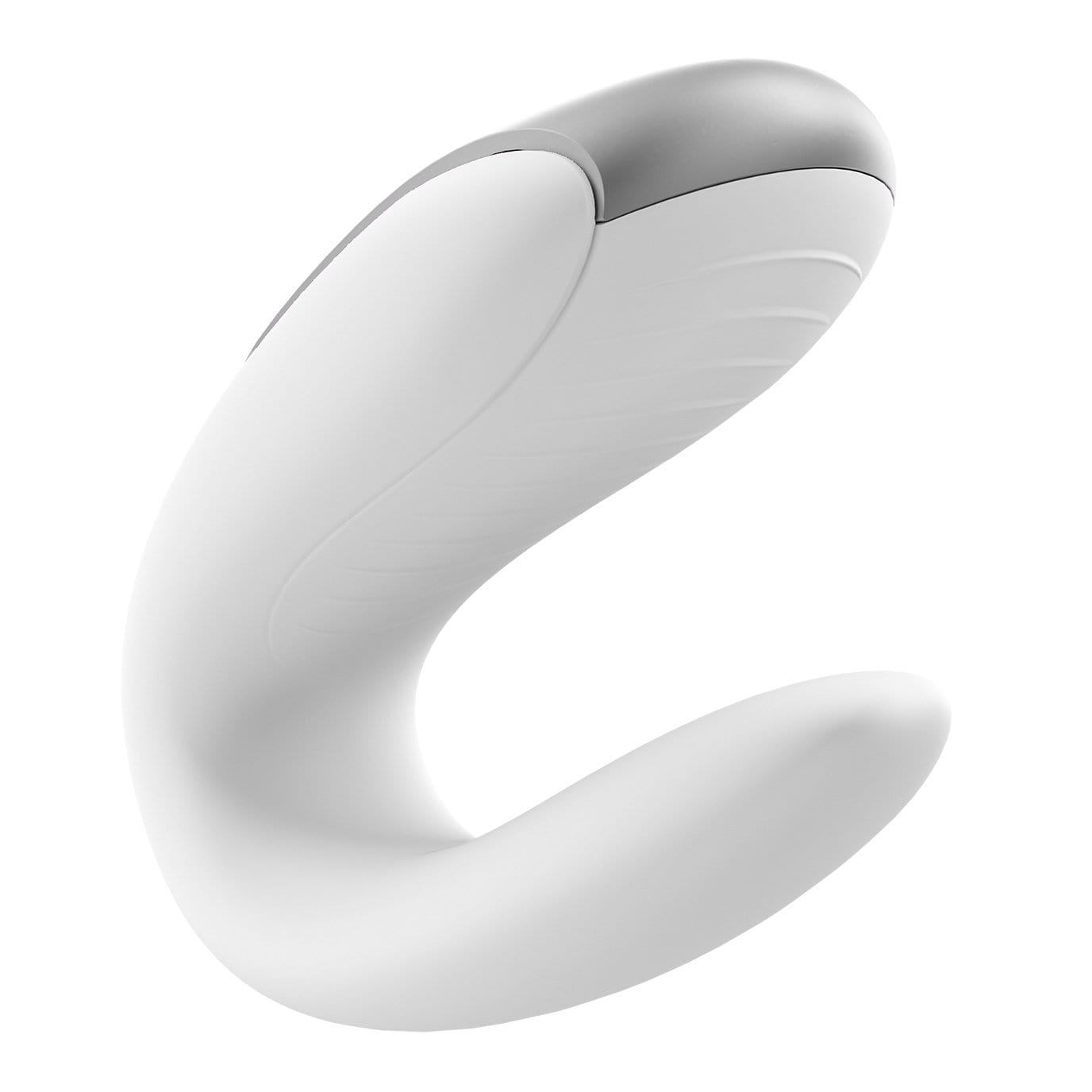 Satisfyer - Double Fun App-Controlled Couple's Vibrator with Remote Control (White) Remote Control Couple's Massager (Vibration) Rechargeable 4061504002453 CherryAffairs