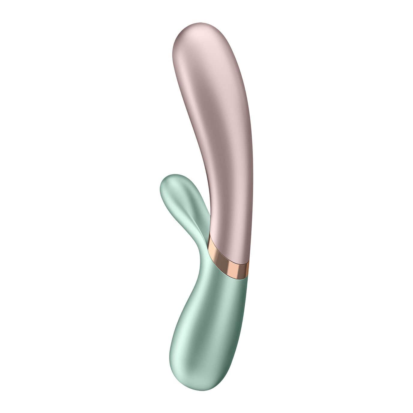 Satisfyer - Hot Lover Warming Rabbit Vibrator with Bluetooth and App (Pink/Mint) Rabbit Dildo (Vibration) Rechargeable 520219916 CherryAffairs