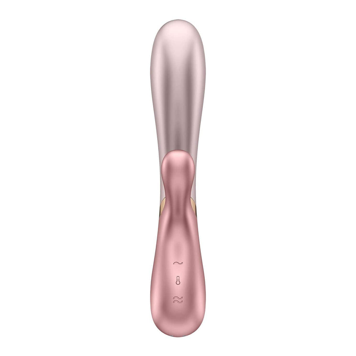 Satisfyer - Hot Lover Warming Rabbit Vibrator with Bluetooth and App (Pink/Dark Pink) Rabbit Dildo (Vibration) Rechargeable 520215271 CherryAffairs