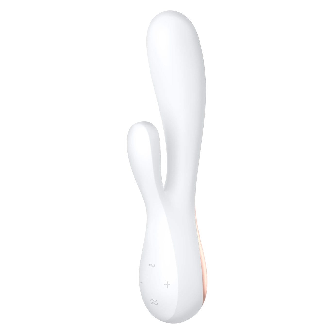 Satisfyer - Mono Flex Rabbit Vibrator (White) Rabbit Dildo (Vibration) Rechargeable 289883080 CherryAffairs