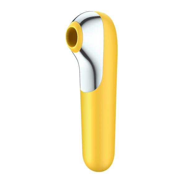 Satisfyer - Dual Love App-Controlled Clit Vibrator (Yellow) Clit Massager (Vibration) Rechargeable 324172336 CherryAffairs