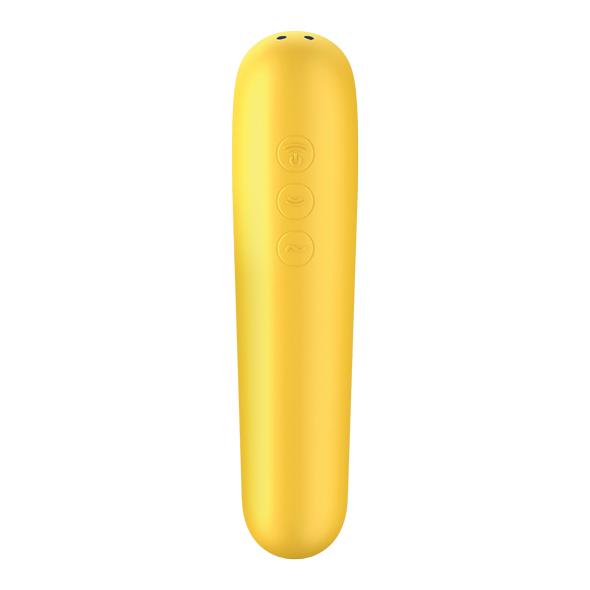 Satisfyer - Dual Love App-Controlled Clit Vibrator (Yellow) Clit Massager (Vibration) Rechargeable 324172336 CherryAffairs