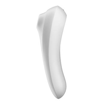 Satisfyer - Dual Pleasure App-Controlled Clit Vibrator (White) Clit Massager (Vibration) Rechargeable 324161162 CherryAffairs