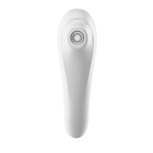 Satisfyer - Dual Pleasure App-Controlled Clit Vibrator (White) Clit Massager (Vibration) Rechargeable 324161162 CherryAffairs