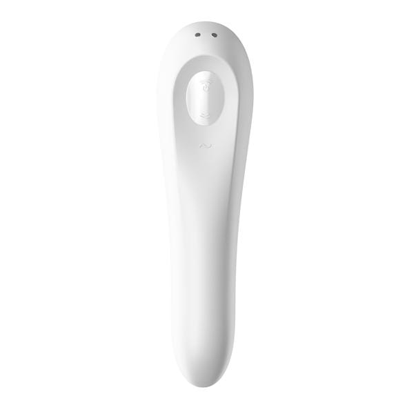 Satisfyer - Dual Pleasure App-Controlled Clit Vibrator (White) Clit Massager (Vibration) Rechargeable 324161162 CherryAffairs