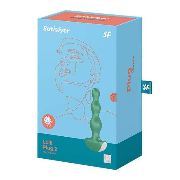 Satisfyer - Lolli Anal Plug 2 Vibrator (Green) Anal Plug (Vibration) Rechargeable 4061504003252 CherryAffairs