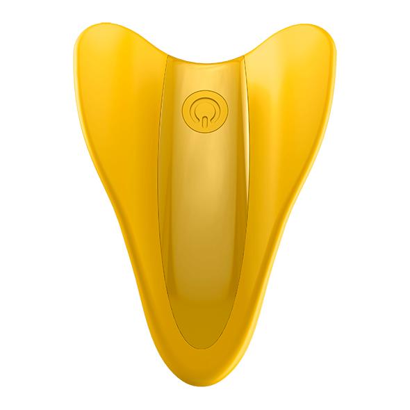 Satisfyer - High Fly Finger Vibrator (Yellow) Clit Massager (Vibration) Rechargeable 4061504004112 CherryAffairs