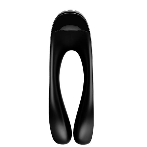 Satisfyer - Candy Cane Finger Vibrator (Black) Clit Massager (Vibration) Rechargeable 4061504004136 CherryAffairs