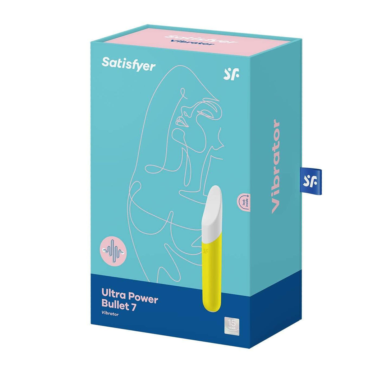 Satisfyer - Ultra Power Bullet 7 Vibrator (Yellow) Bullet (Vibration) Rechargeable 4061504007700 CherryAffairs