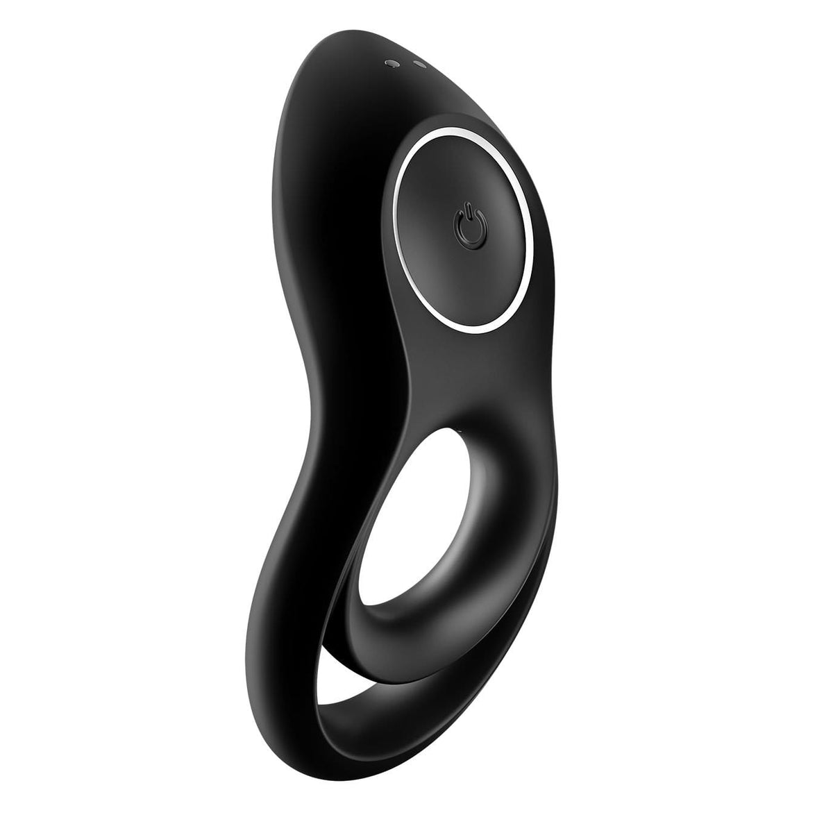 Satisfyer - Legendary Duo Silicone Vibrating Cock Ring (Black) Silicone Cock Ring (Vibration) Rechargeable 4061504009902 CherryAffairs