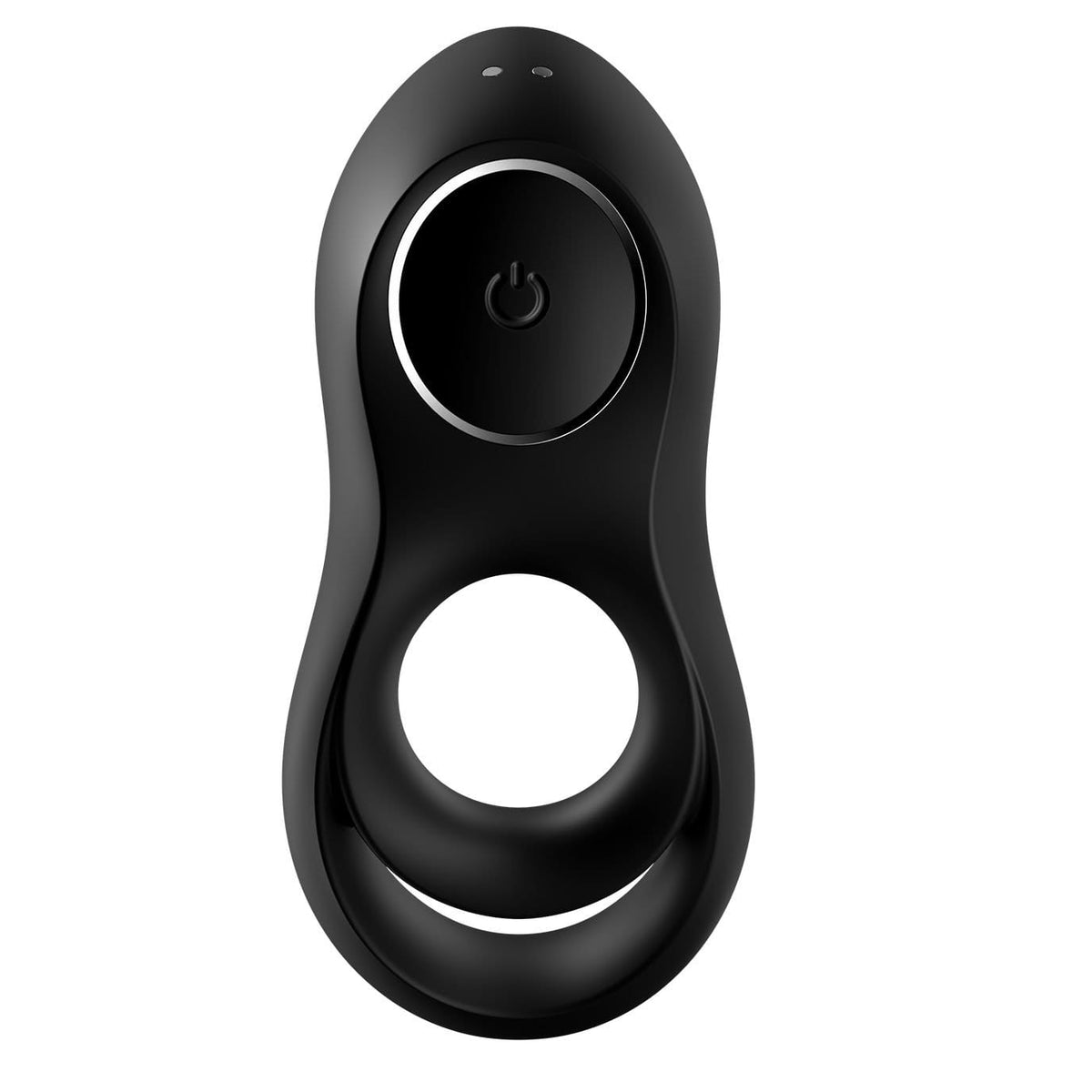 Satisfyer - Legendary Duo Silicone Vibrating Cock Ring (Black) Silicone Cock Ring (Vibration) Rechargeable 4061504009902 CherryAffairs