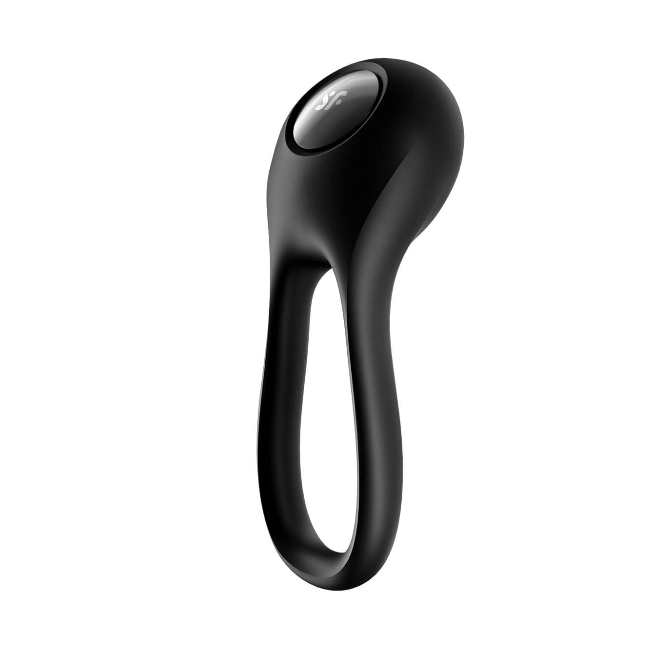 Satisfyer - Majestic Duo Silicone Vibrating Cock Ring (Black) Silicone Cock Ring (Vibration) Rechargeable 4061504009957 CherryAffairs