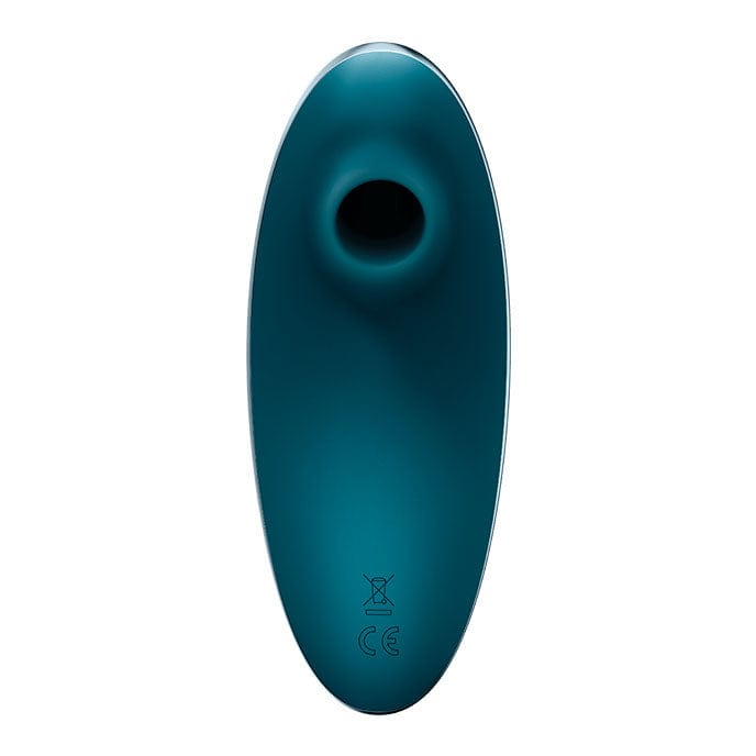 Satisfyer - Vulva Lover 1 Air Pulse Vibration Clitoral Stimulator (Blue) - Blue - Clit Massager (Vibration) Rechargeable