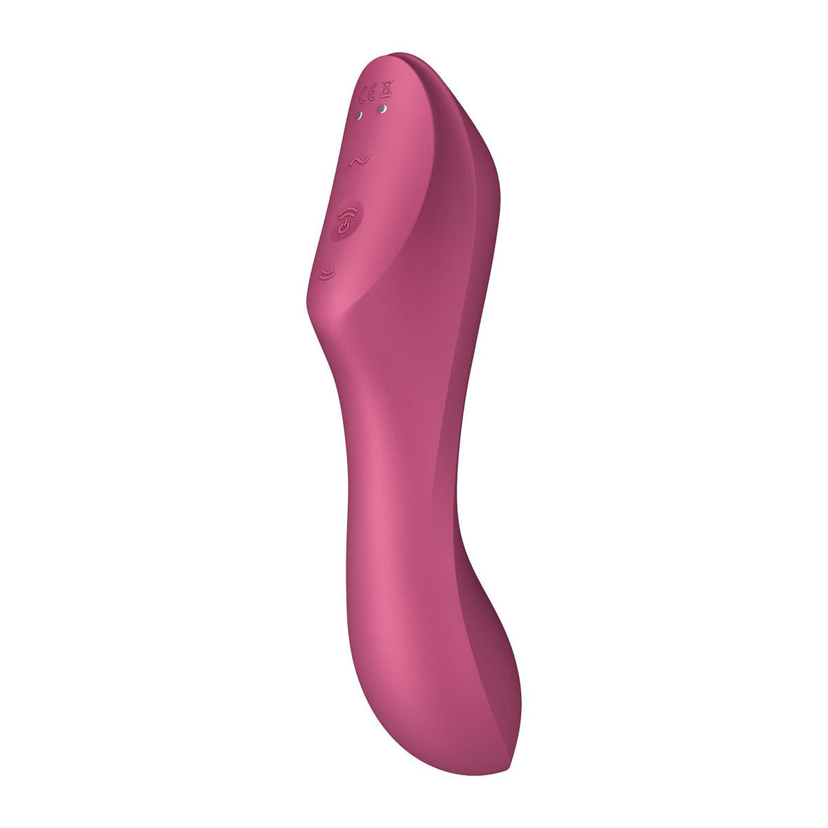 Satisfyer - Curvy Trinity 3 Insertable G-Spot Clitoral Air Stimulator Vibrator (Pink) G Spot Dildo (Vibration) Rechargeable 575429391 CherryAffairs