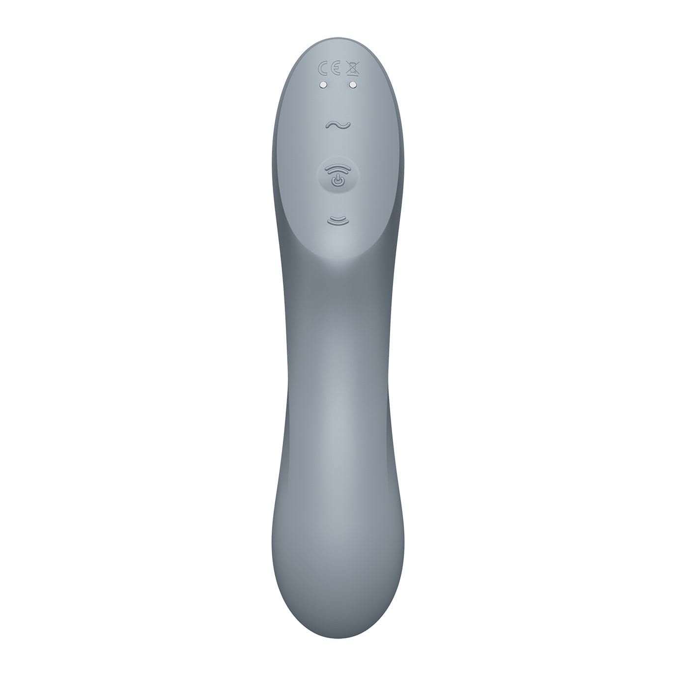 Satisfyer - Curvy Trinity 3 Insertable G-Spot Clitoral Air Stimulator Vibrator (Grey) G Spot Dildo (Vibration) Rechargeable 4061504036533 CherryAffairs