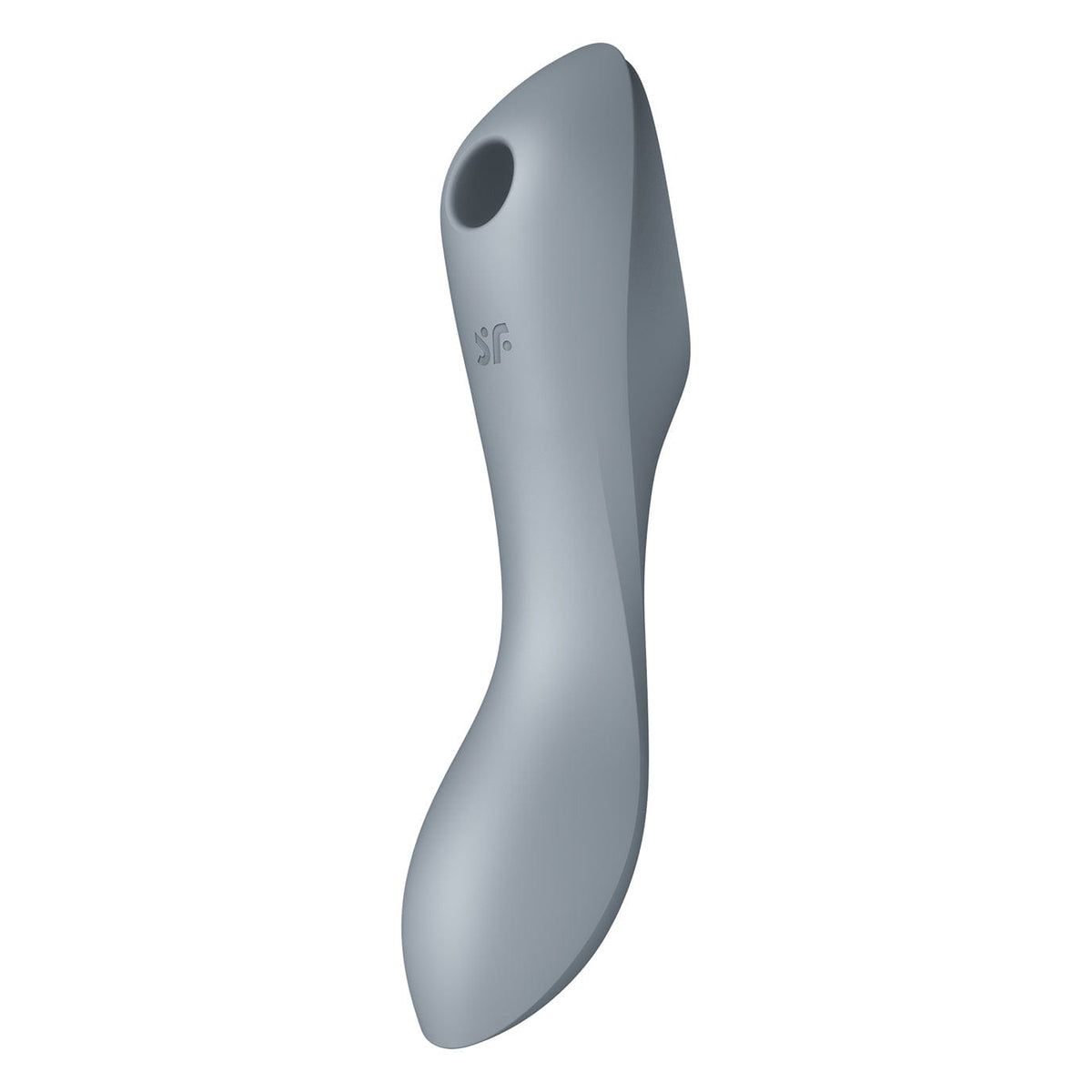 Satisfyer - Curvy Trinity 3 Insertable G-Spot Clitoral Air Stimulator Vibrator (Grey) G Spot Dildo (Vibration) Rechargeable 4061504036533 CherryAffairs