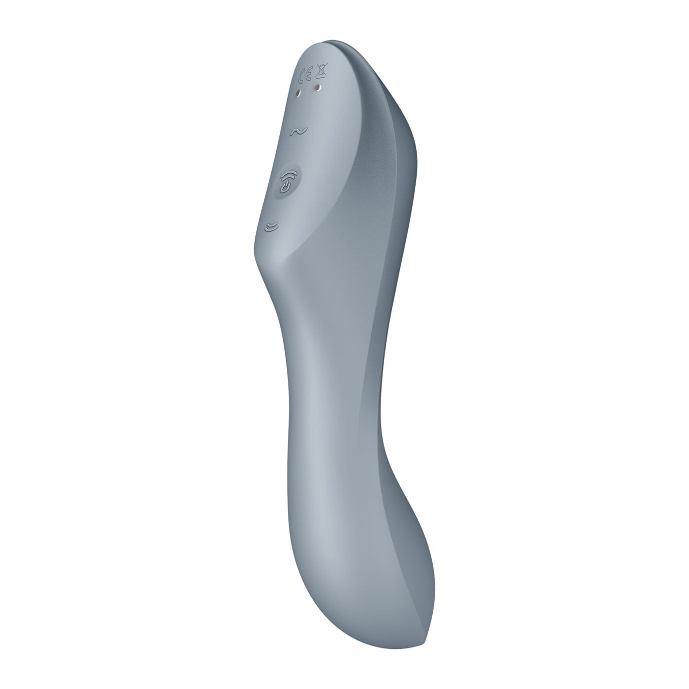 Satisfyer - Curvy Trinity 3 Insertable G-Spot Clitoral Air Stimulator Vibrator (Grey) G Spot Dildo (Vibration) Rechargeable 4061504036533 CherryAffairs