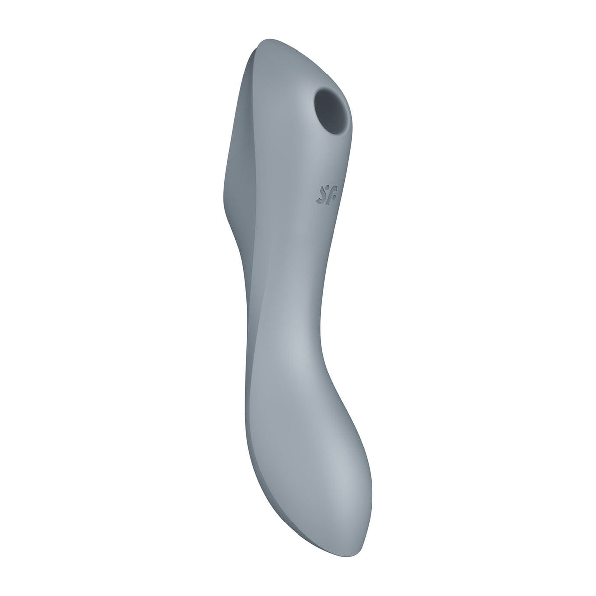 Satisfyer - Curvy Trinity 3 Insertable G-Spot Clitoral Air Stimulator Vibrator (Grey) G Spot Dildo (Vibration) Rechargeable 4061504036533 CherryAffairs