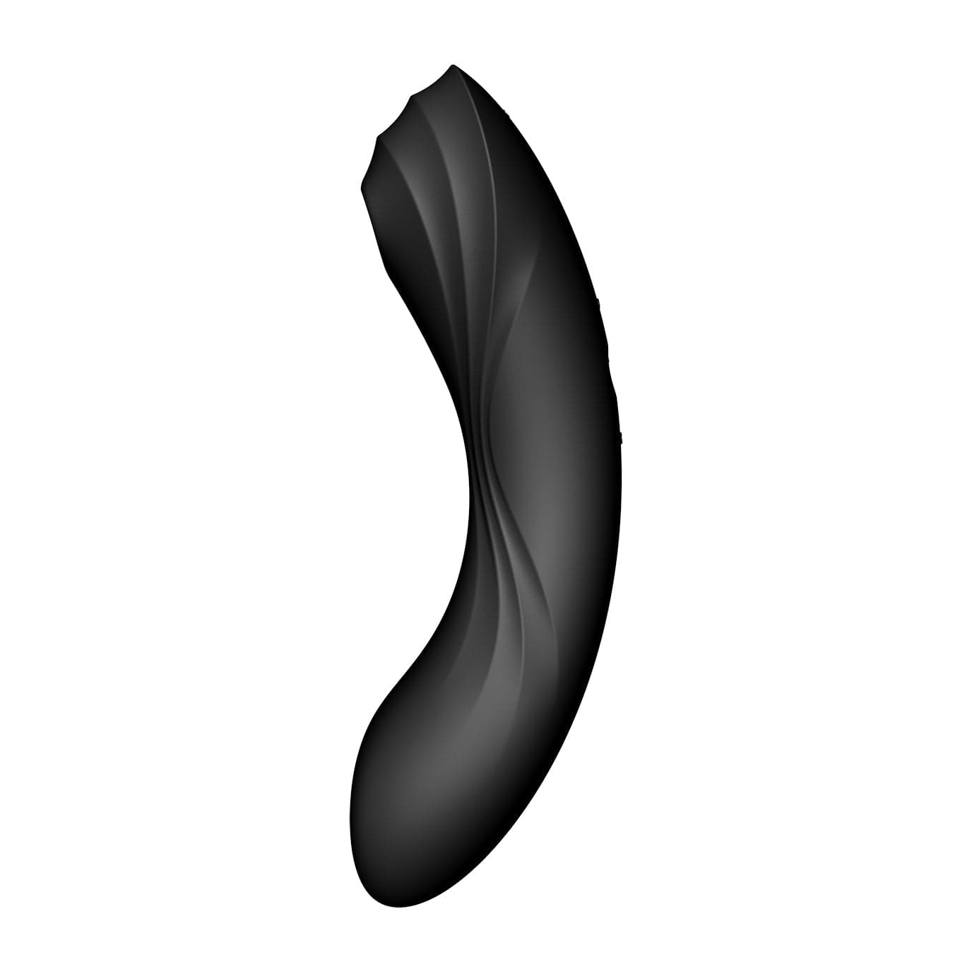 Satisfyer - Curvy Trinity 4 Insertable G-Spot Clitoral Air Stimulator Vibrator (Black) G Spot Dildo (Vibration) Rechargeable 575423908 CherryAffairs