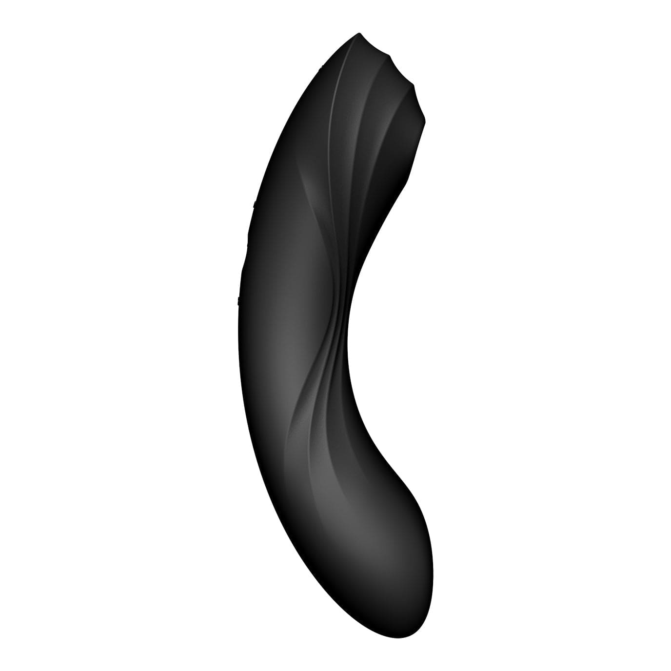 Satisfyer - Curvy Trinity 4 Insertable G-Spot Clitoral Air Stimulator Vibrator (Black) G Spot Dildo (Vibration) Rechargeable 575423908 CherryAffairs