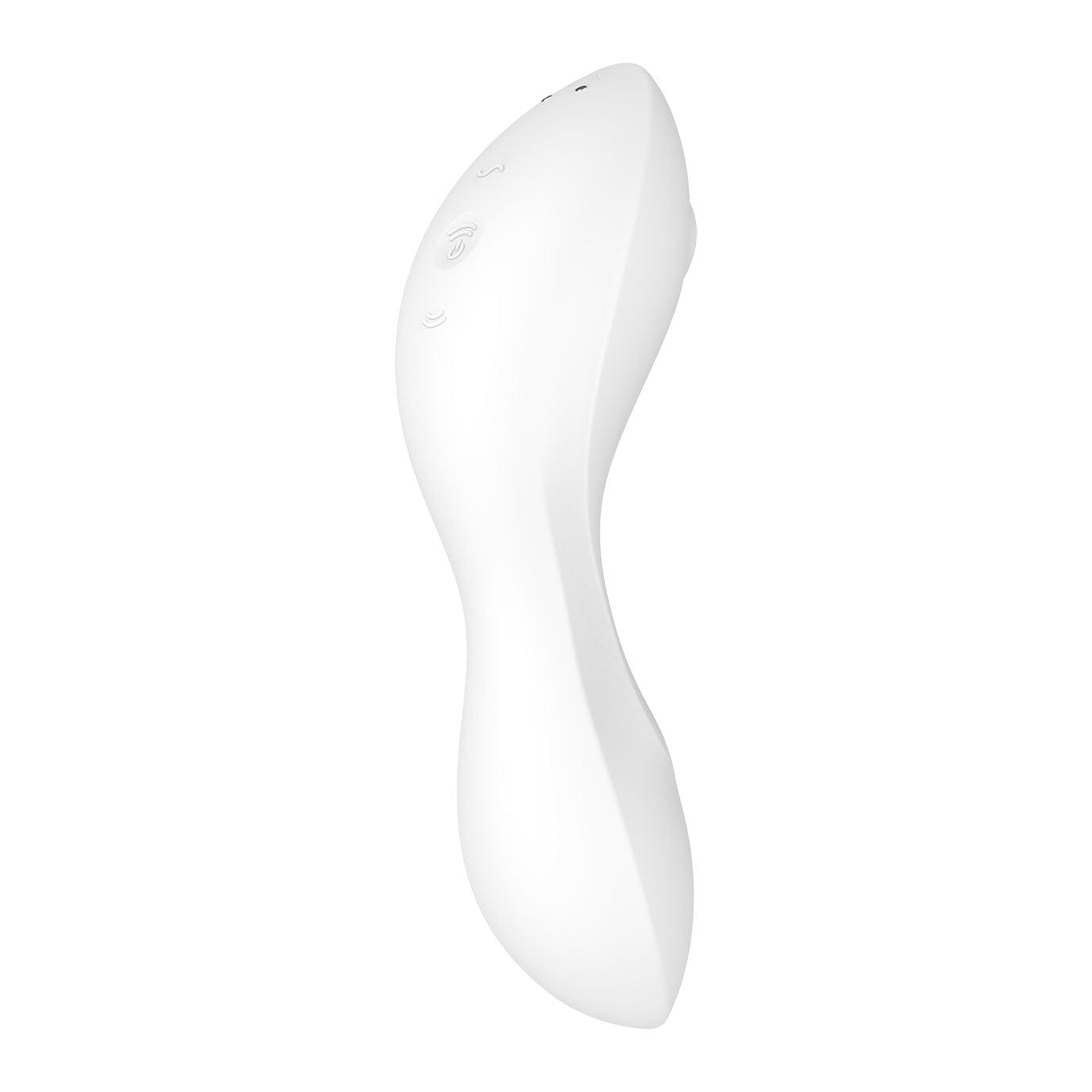 Satisfyer - Curvy App-Controlled Trinity 5 Clitoral Air Stimulator Vibrator (White) Clit Massager (Vibration) Rechargeable 4061504036557 CherryAffairs
