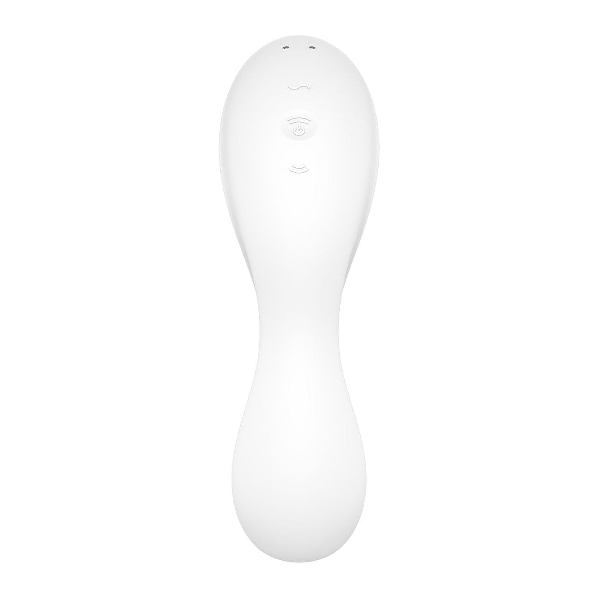 Satisfyer - Curvy App-Controlled Trinity 5 Clitoral Air Stimulator Vibrator (White) Clit Massager (Vibration) Rechargeable 4061504036557 CherryAffairs