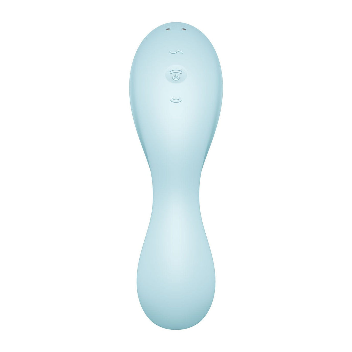 Satisfyer - Curvy App-Controlled Trinity 5 Clitoral Air Stimulator Vibrator (Light Blue) Clit Massager (Vibration) Rechargeable 4061504036564 CherryAffairs
