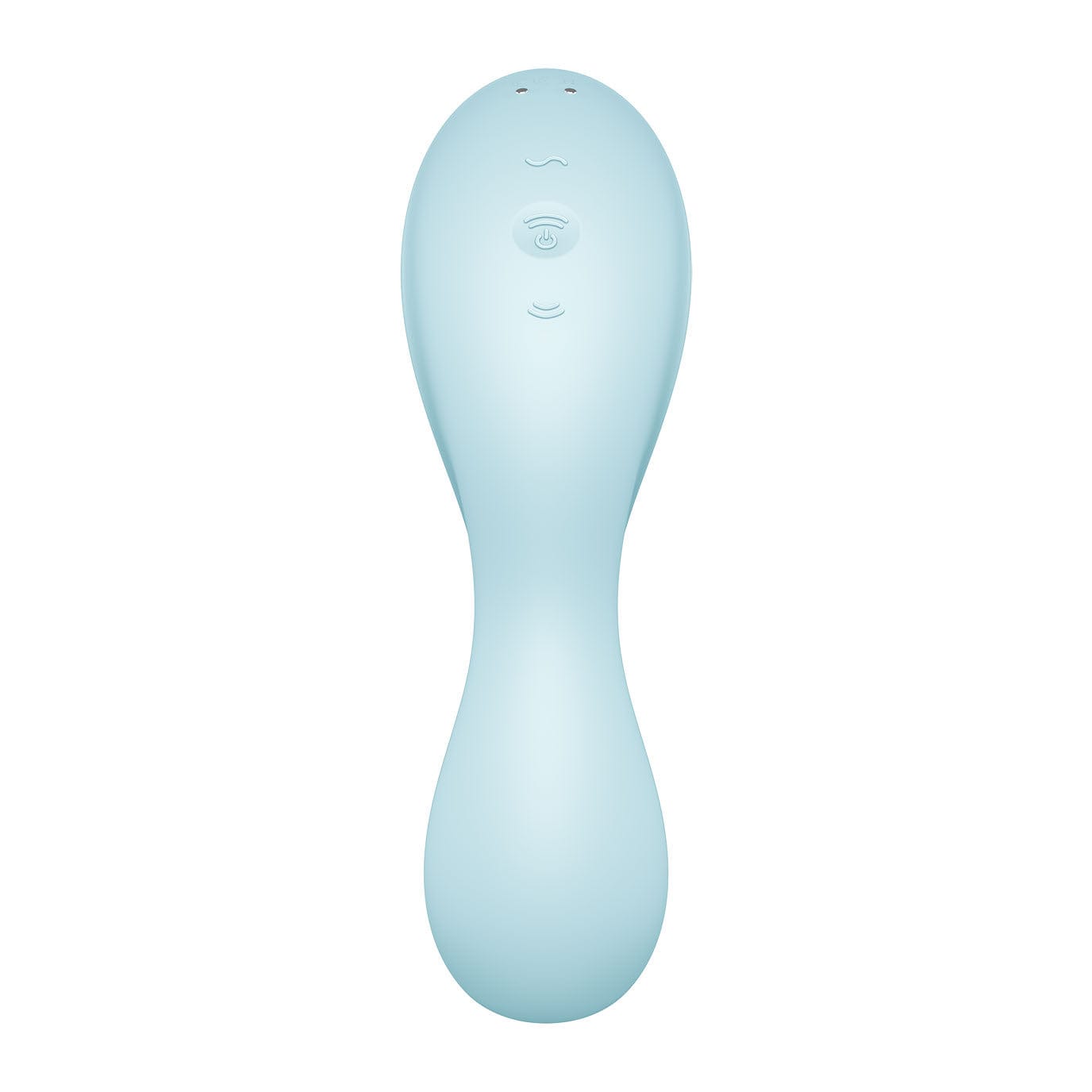 Satisfyer - Curvy App-Controlled Trinity 5 Clitoral Air Stimulator Vibrator (Light Blue) Clit Massager (Vibration) Rechargeable 4061504036564 CherryAffairs