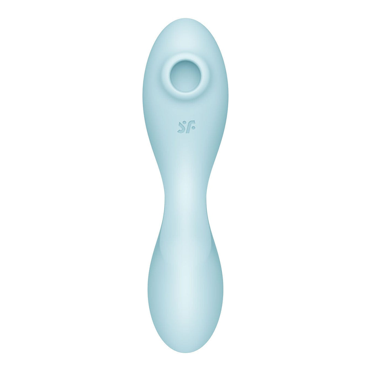 Satisfyer - Curvy App-Controlled Trinity 5 Clitoral Air Stimulator Vibrator (Light Blue) Clit Massager (Vibration) Rechargeable 4061504036564 CherryAffairs