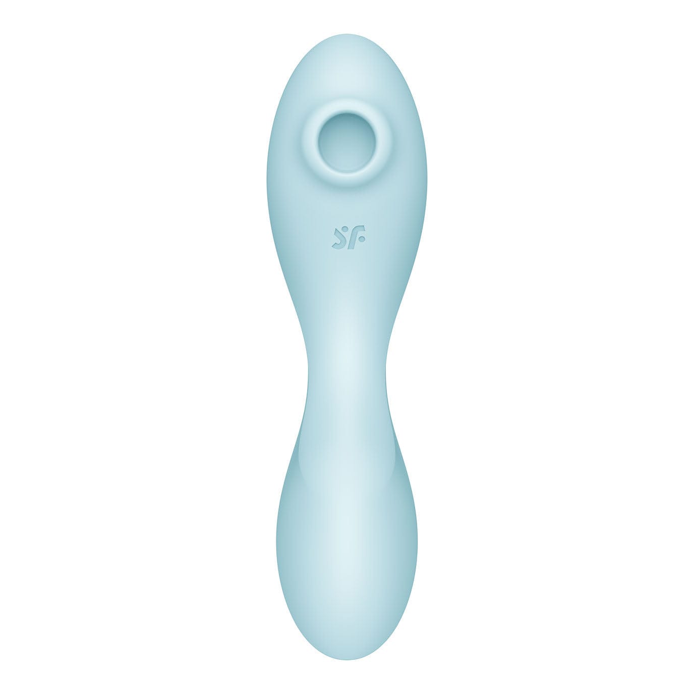 Satisfyer - Curvy App-Controlled Trinity 5 Clitoral Air Stimulator Vibrator (Light Blue) Clit Massager (Vibration) Rechargeable 4061504036564 CherryAffairs