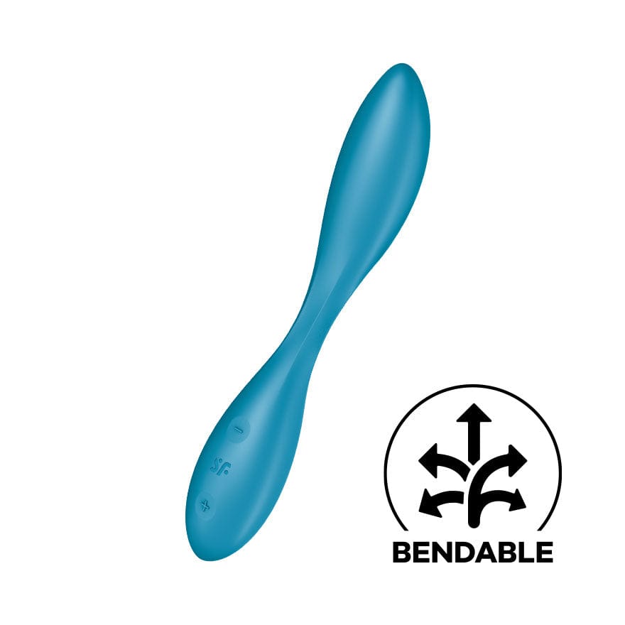 Satisfyer - Flex 1 G-Spot Vibrator (Blue) G Spot Dildo (Vibration) Rechargeable 4061504043784 CherryAffairs